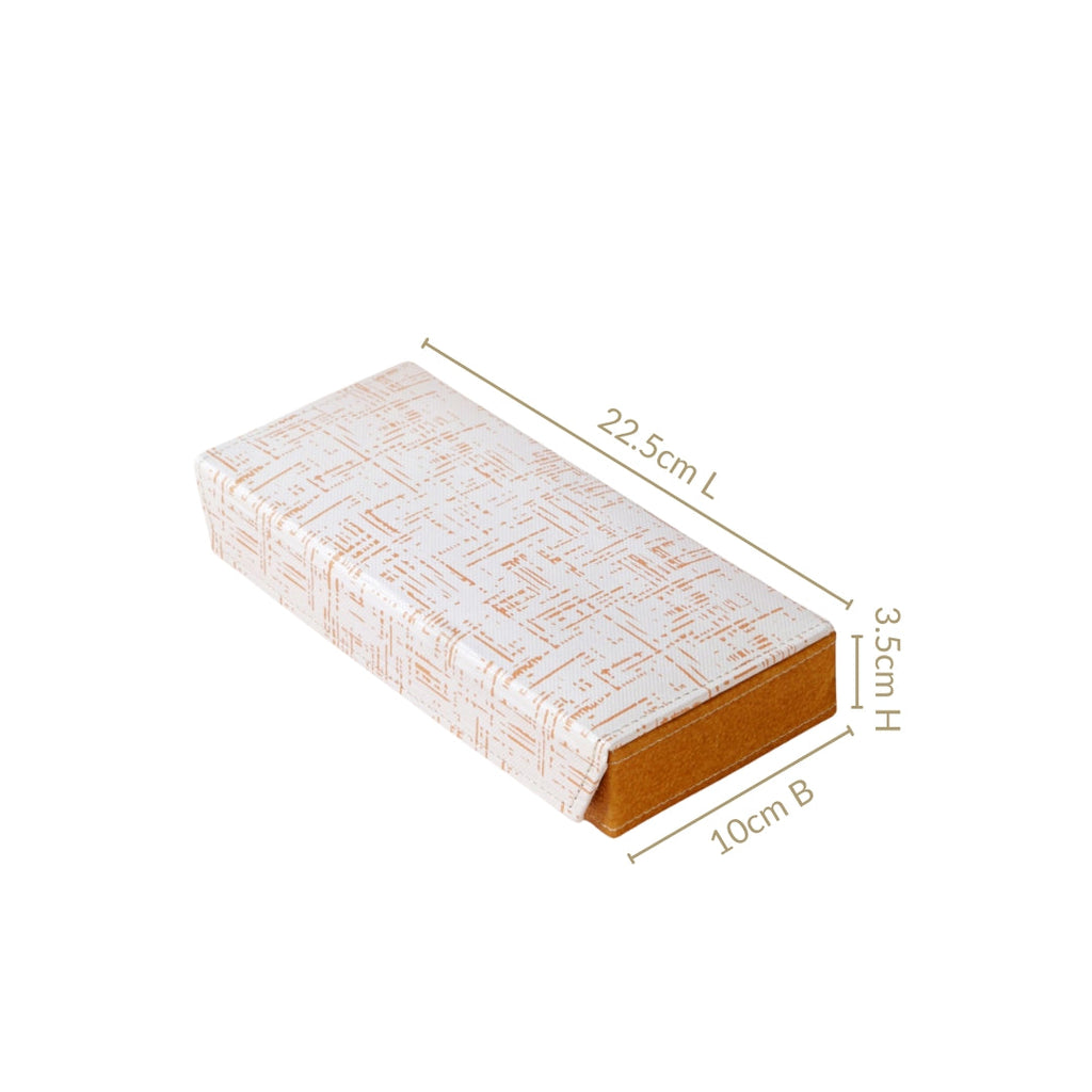 Eco Friendly Quadrata Pattern Sectioned Trinket Case
