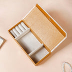 Eco Friendly Quadrata Pattern Sectioned Trinket Case