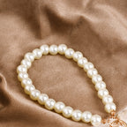 Elegant Faux Pearl Keychain