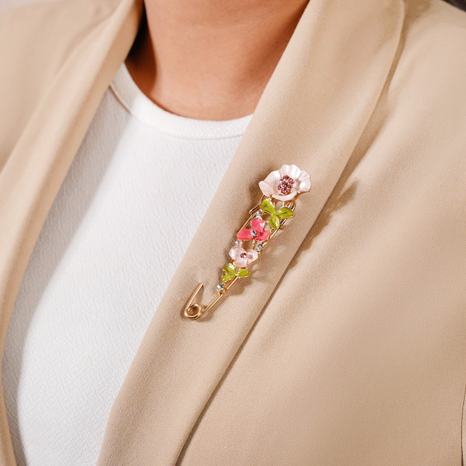 Garden Of Life Brooch Pin Set of 2