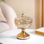 Pedestal Decorative Glass Bowl