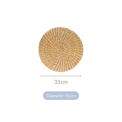 Round Wicker Table Mat Set Of 2 12 Inch