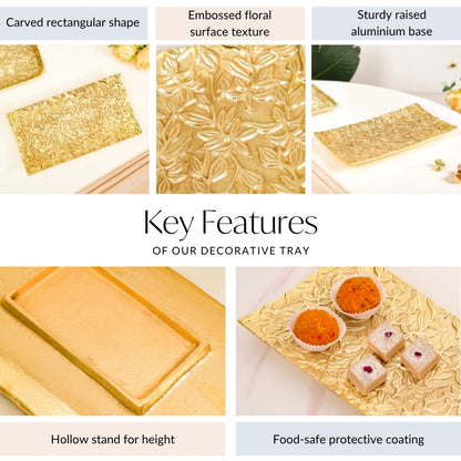 Royalcore Embossed Decorative Tray