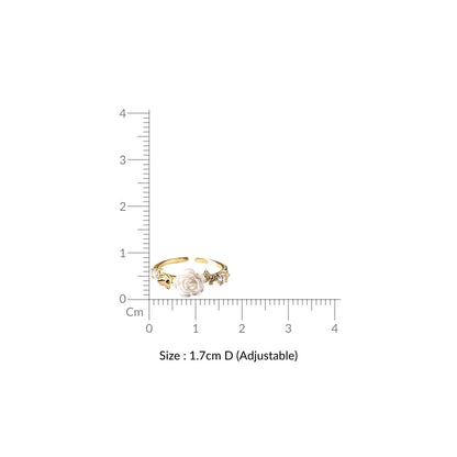 Enchanted Rose Garden Gold Ring