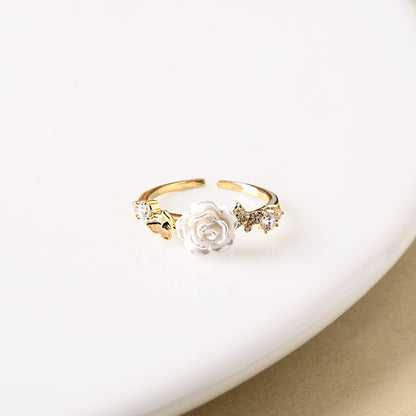 Enchanted Rose Garden Gold Ring