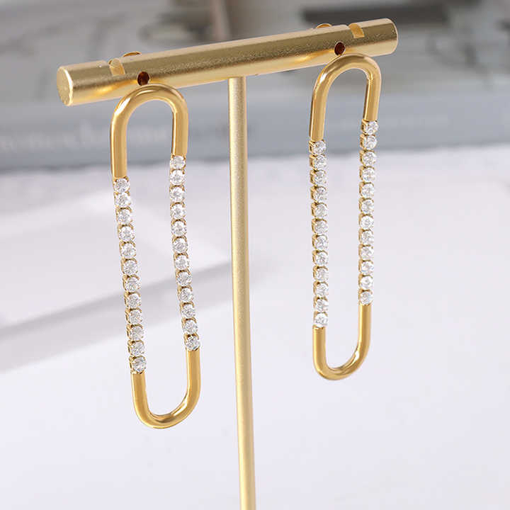 Dangle U Shape Earrings