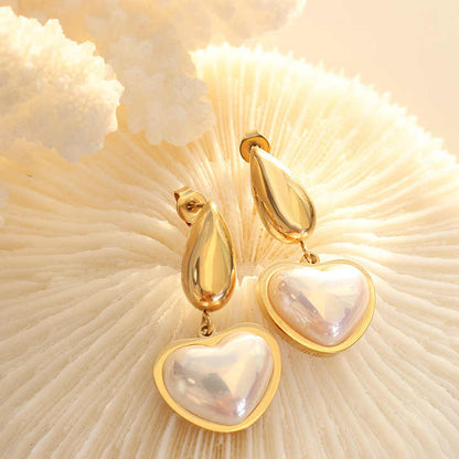 Vintage Heart Earrings