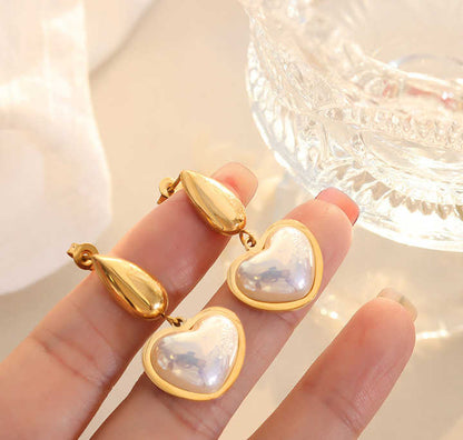 Vintage Heart Earrings