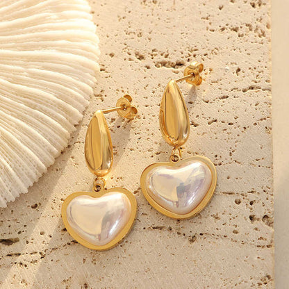 Vintage Heart Earrings