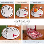 Contemporary Ganesha Pooja Thali Set Of 4