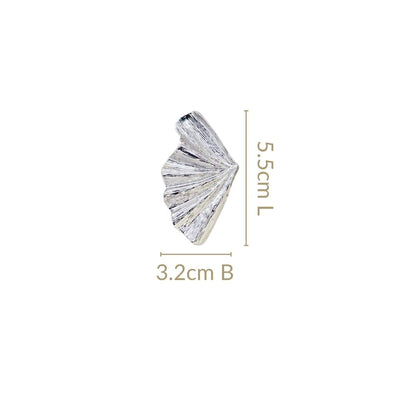 Fairy Wings Statement Earrings Silver