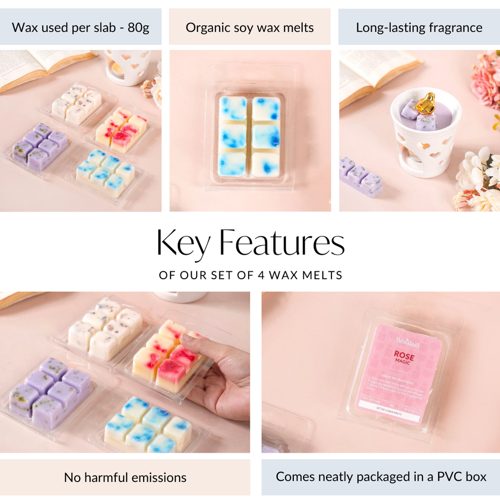 Floral Fusion Scented Wax Melts Set Of 4