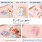 Floral Fusion Scented Wax Melts Set Of 4