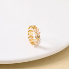 Frosted Ivy Ring Gold