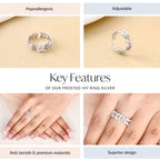 Frosted Ivy Ring Silver