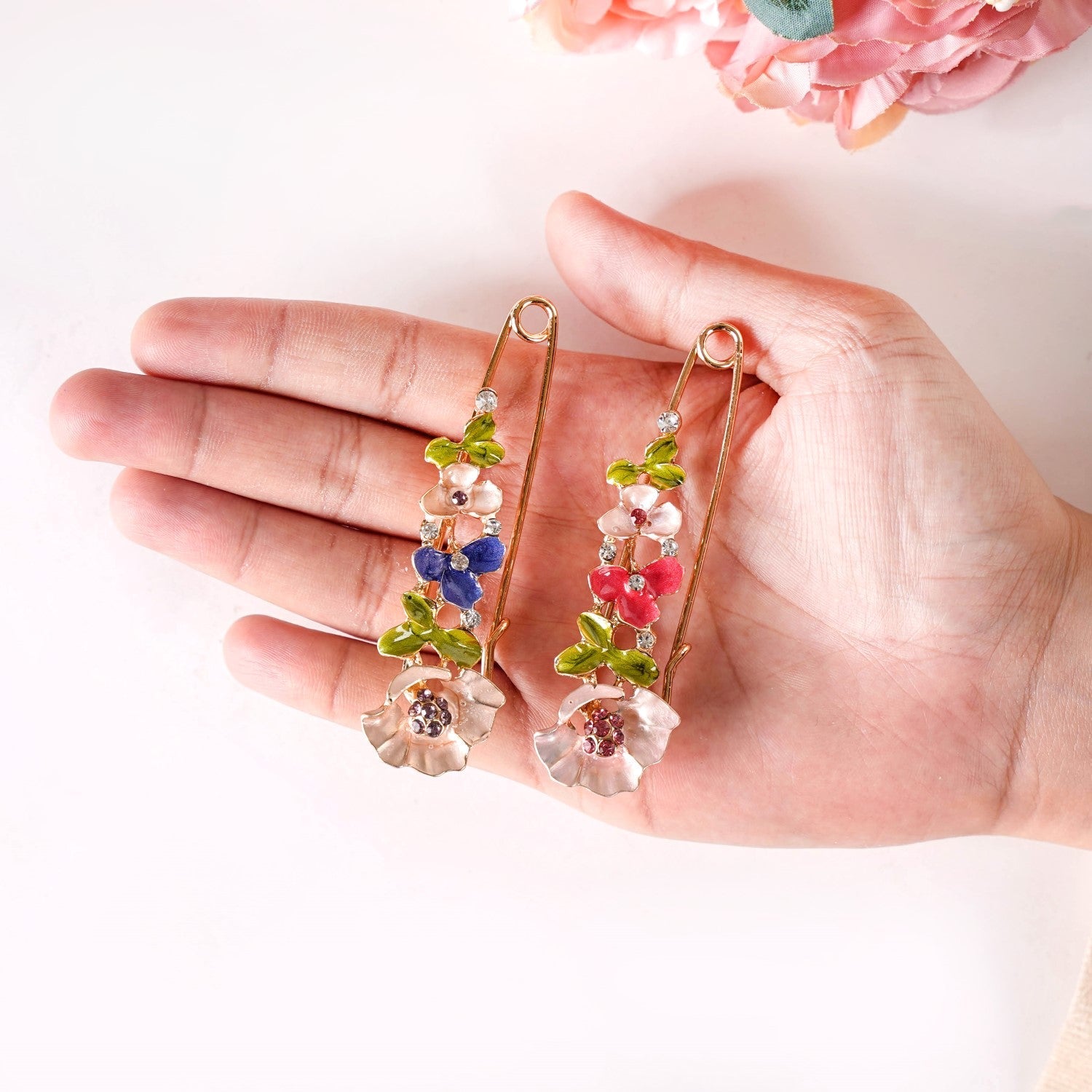 Garden Of Life Brooch Pin Set of 2