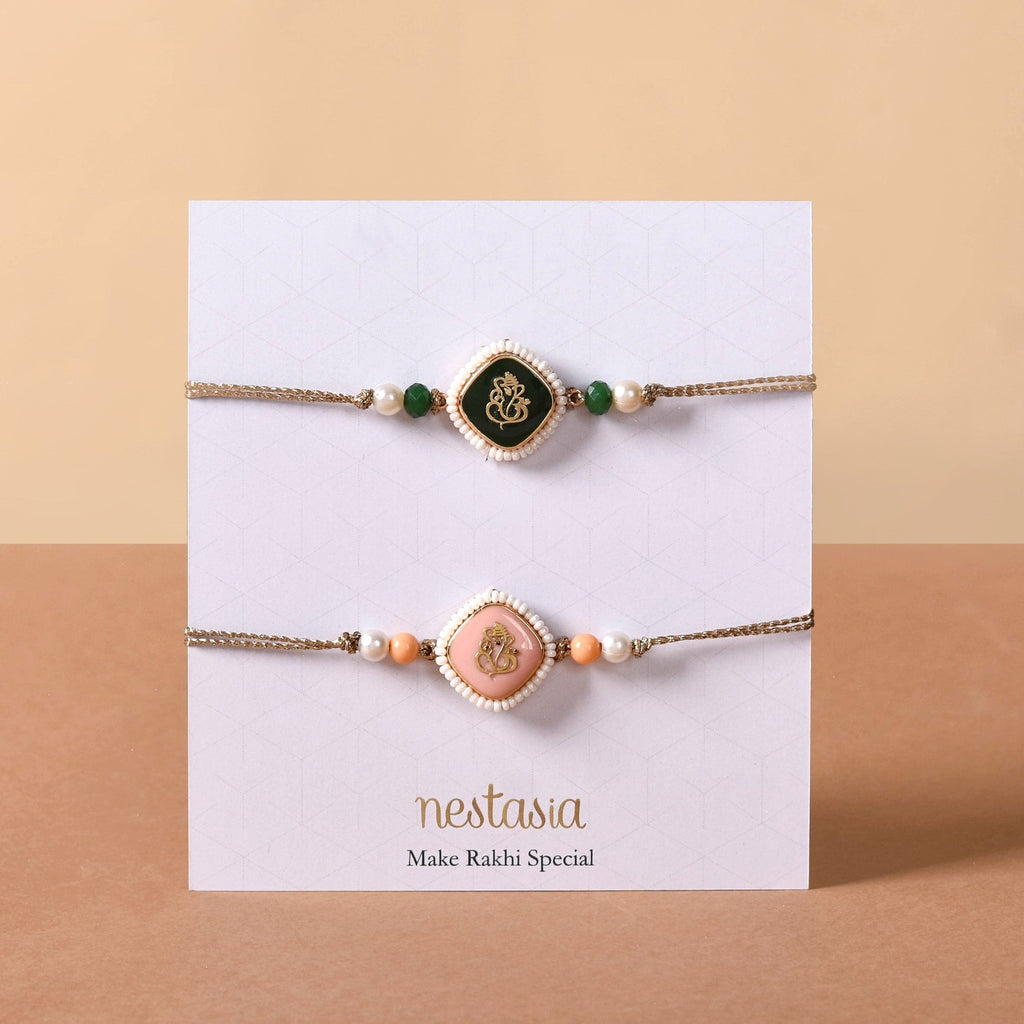 Divine Ganesh Rakhi Gift Set