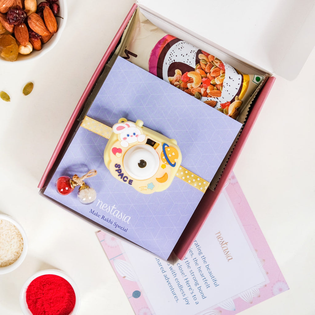 Bunny Cam Festive Rakhi Gift Box For Children Set Of 3