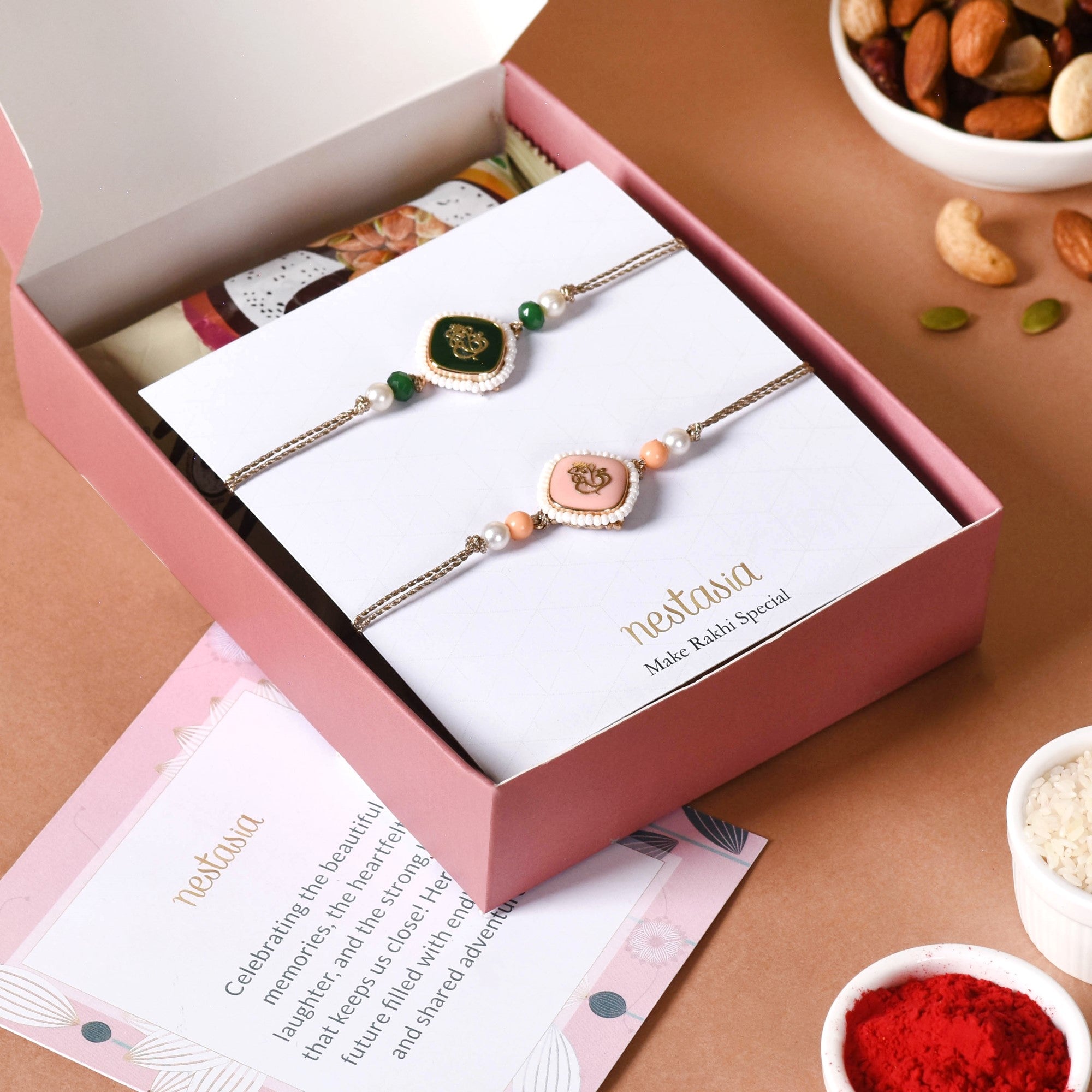 Divine Ganesh Rakhi Gift Set