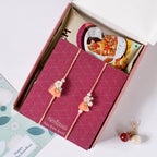 Peach Bath Set Rakhi Gift Hamper