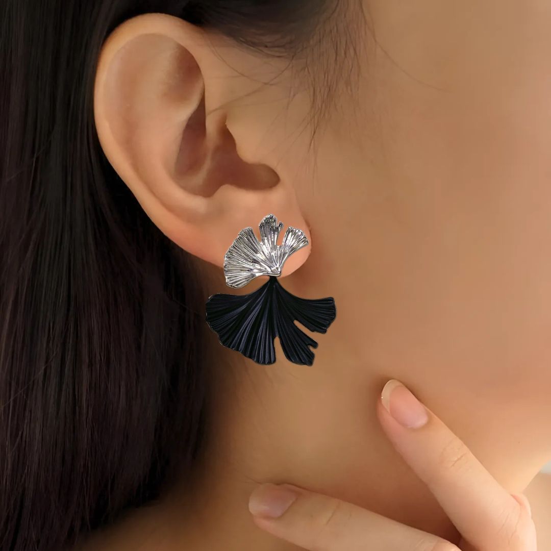 Ginkgo Foliage Earrings