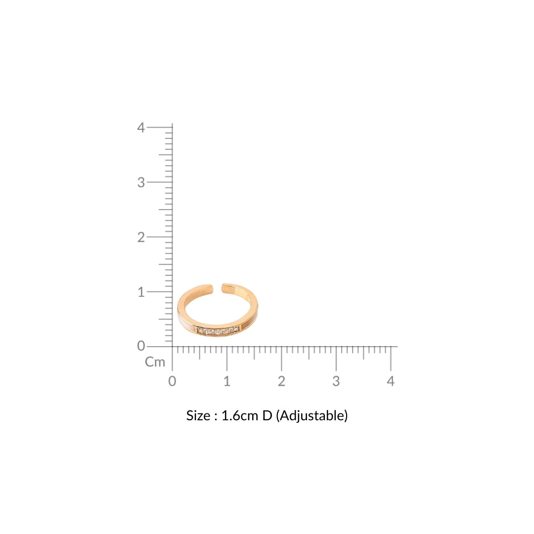 Quintessential Gleam Gold Ring