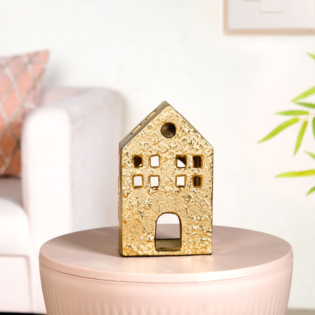 Glowhouse Gold Tealight Holder