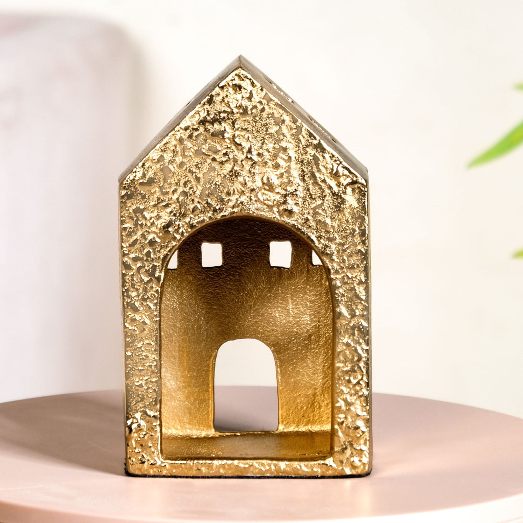 Glowhouse Gold Tealight Holder