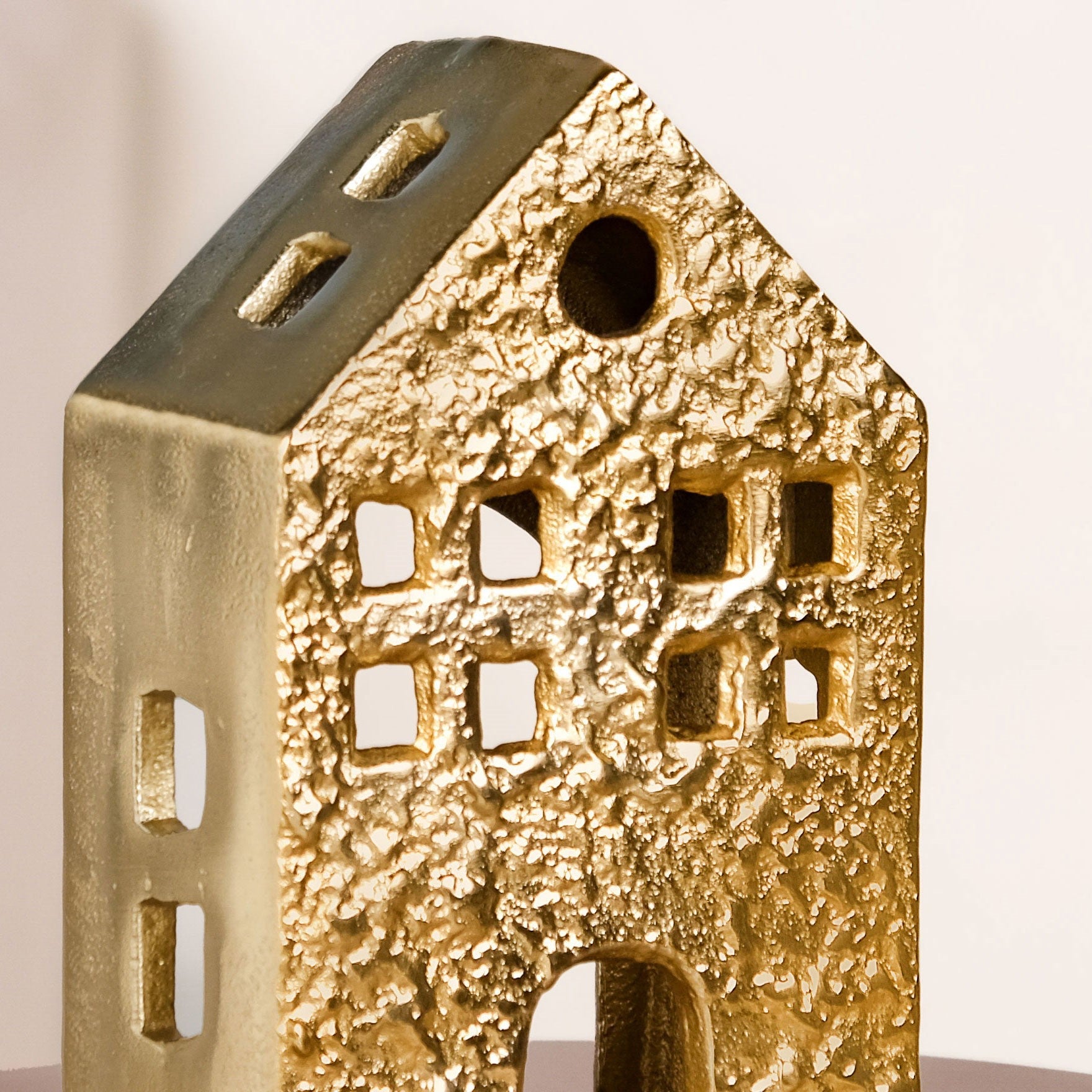 Glowhouse Gold Tealight Holder