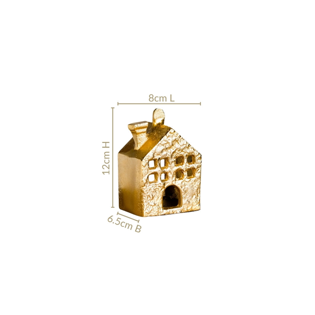 Golden Nest Mini House Tealight Holder