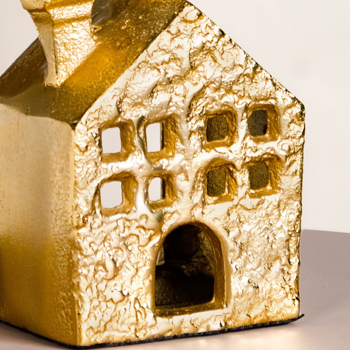Golden Nest Mini House Tealight Holder