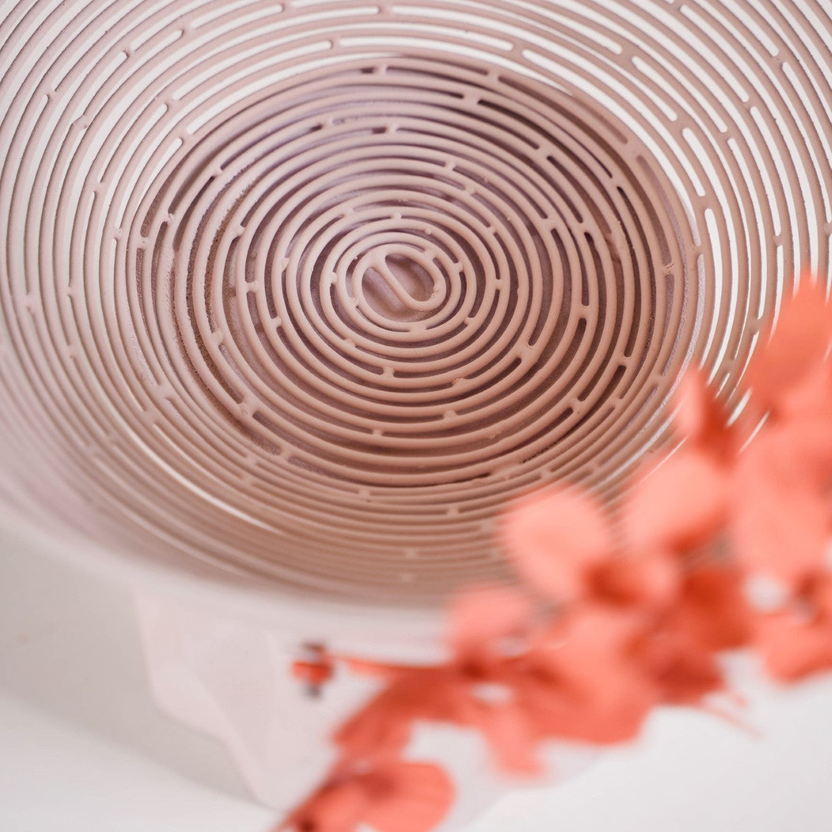 Bloom Basket Pink Pedestal Decorative Bowl