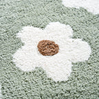 Daisy Flowers Cotton Anti Slip Floor Mat 83x53cm