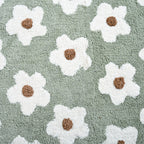 Daisy Flowers Cotton Anti Slip Floor Mat 83x53cm