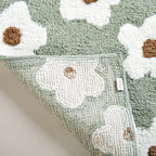 Daisy Flowers Cotton Anti Slip Floor Mat 83x53cm
