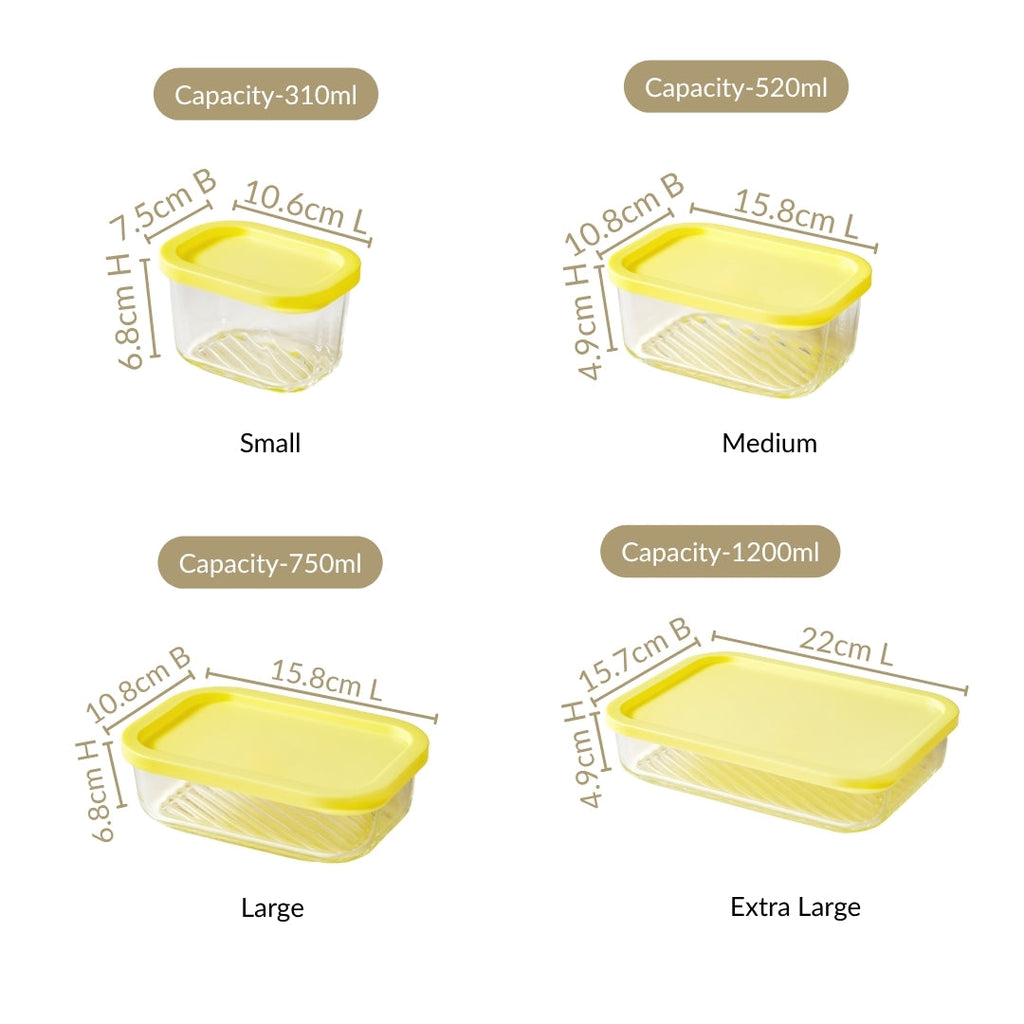 Groovo Stackable Storage Container Set Of 6