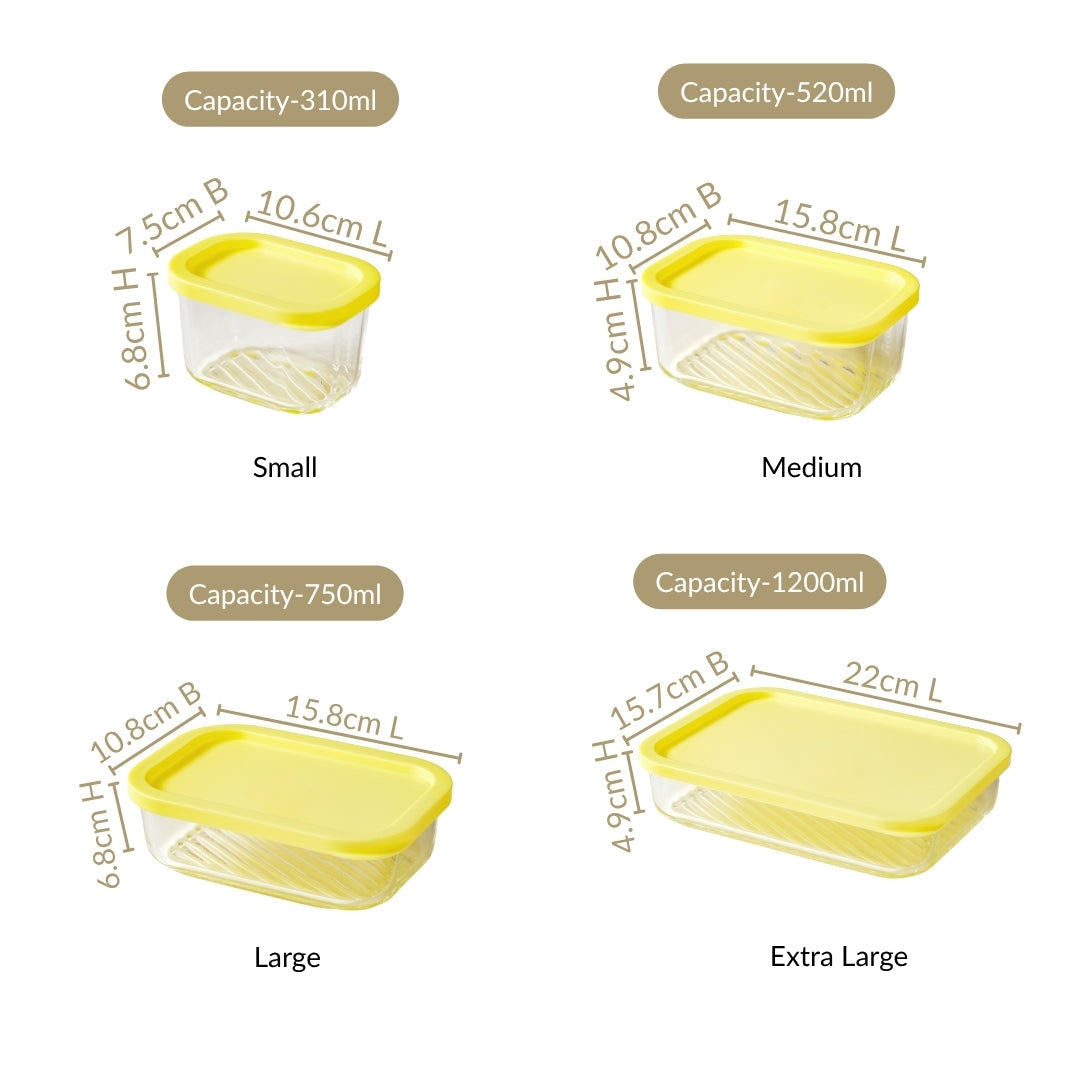 Groovo Stackable Storage Container Set Of 6