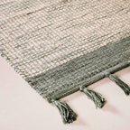 Ombre Plain Weave Plush Decorative Mat 38x20 Inch