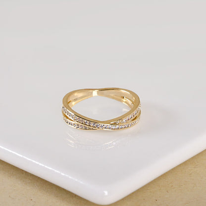 Harmony Crisscross Ring