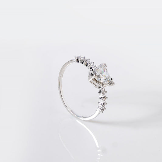 Heartbound Majesty Silver Ring