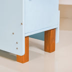 Pretend Play Creative Wooden Ice Cream Cart With Ice Cream