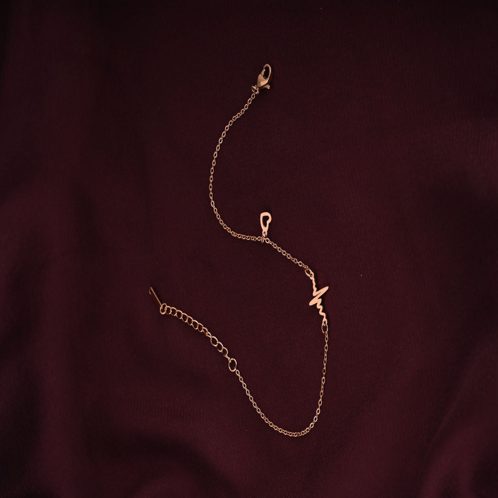 Delicate Rose Gold Anklet