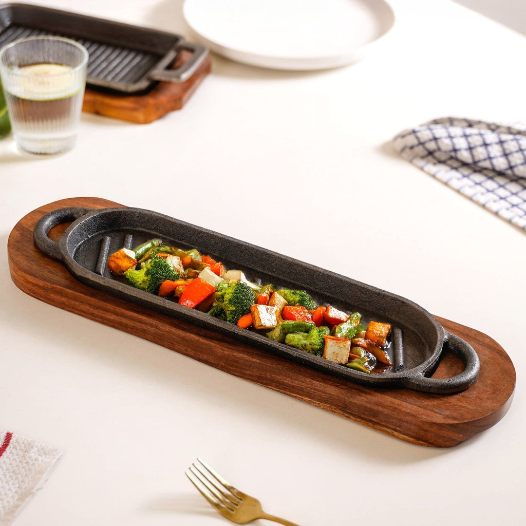 Iron Hotplate Sizzler Set