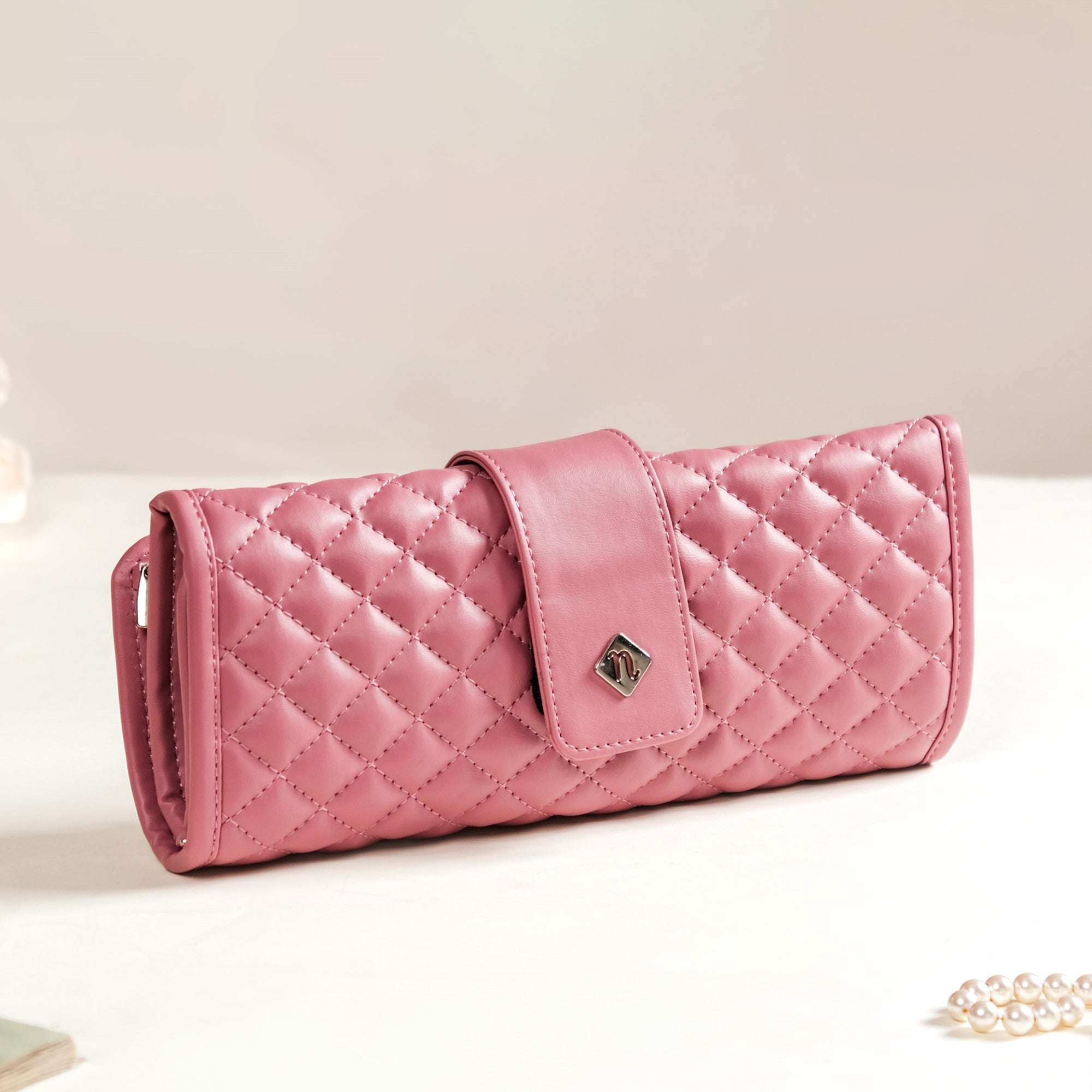 Foldable Pink Jewellery Organizer