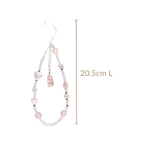 Pearl Stars And Hearts Phone Charm