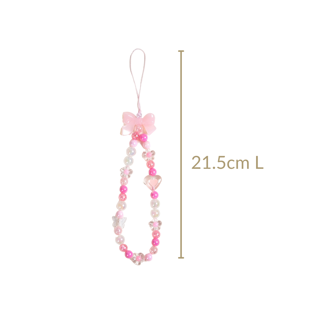 Blush And Bloom Phone Charm Strap