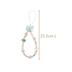 Peachy Blues Phone Lanyard