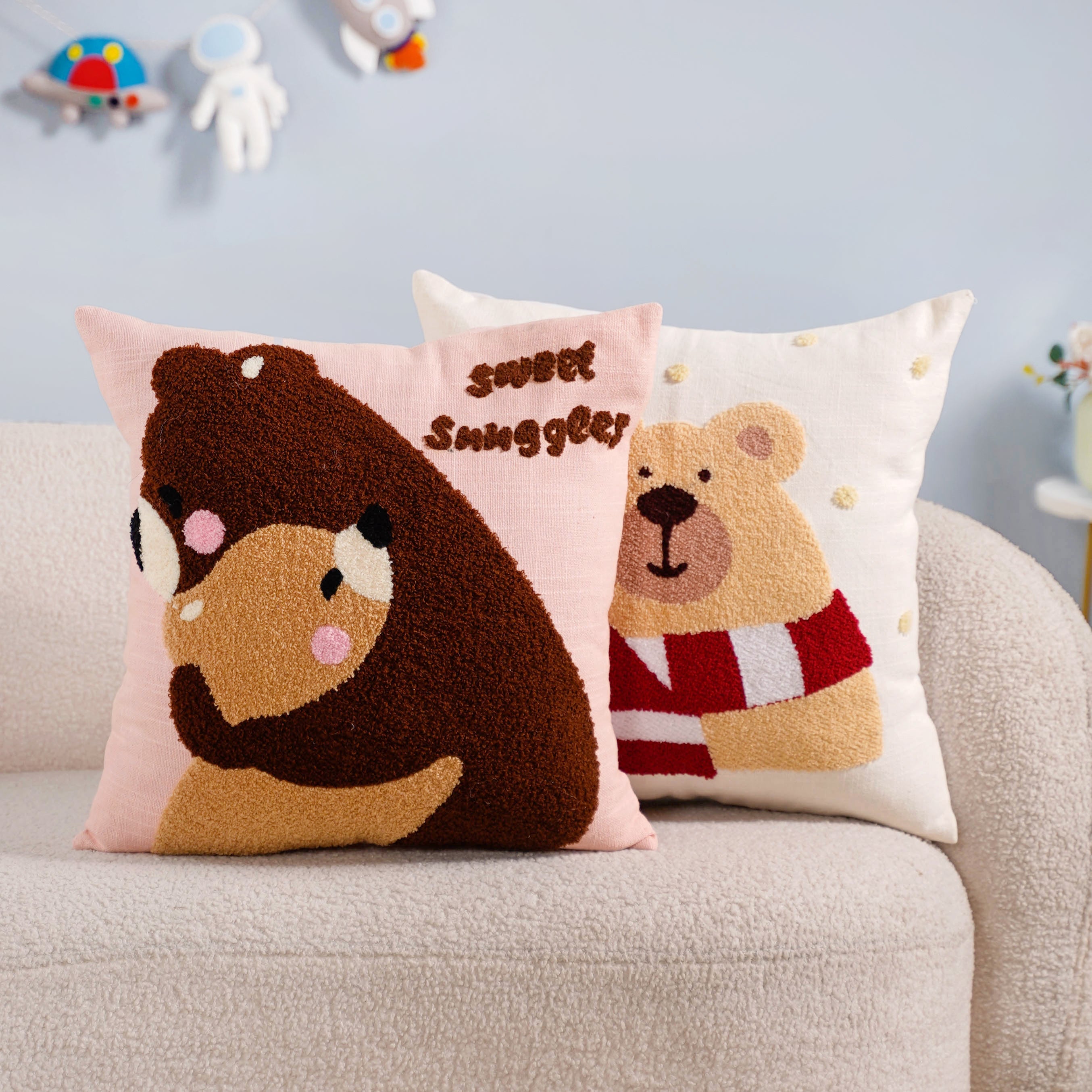 Cuddle Buddies Cushion Cover Set Of 2 40x40cm