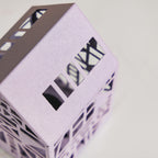 Geometric Cutwork Lantern Lavender Set Of 2