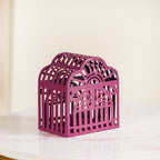 Set Of 2 Festive Charm Lanterns With Metal Cutwork